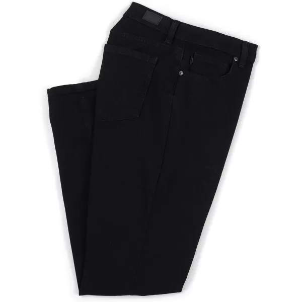 Lee Womens Petite Relaxed Fit Straight Leg JeanBlack Onyx