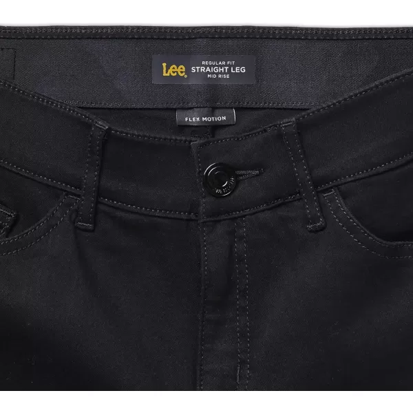 Lee Womens Ultra Lux Comfort with Flex Motion Straight Leg JeanBlack