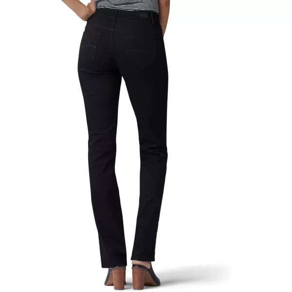 Lee Womens Ultra Lux Comfort with Flex Motion Straight Leg JeanBlack