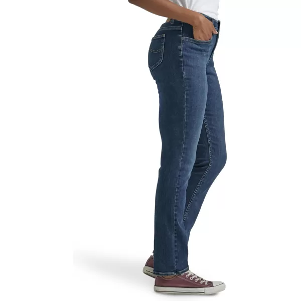 Lee Womens Ultra Lux Comfort with Flex Motion Straight Leg JeanGreet the Day