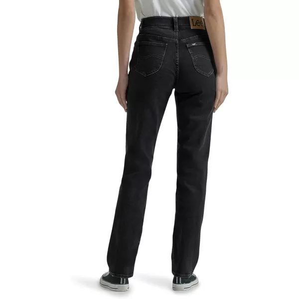 Lee Womens Ultra Lux Comfort with Flex Motion Straight Leg JeanMidnight Bloom