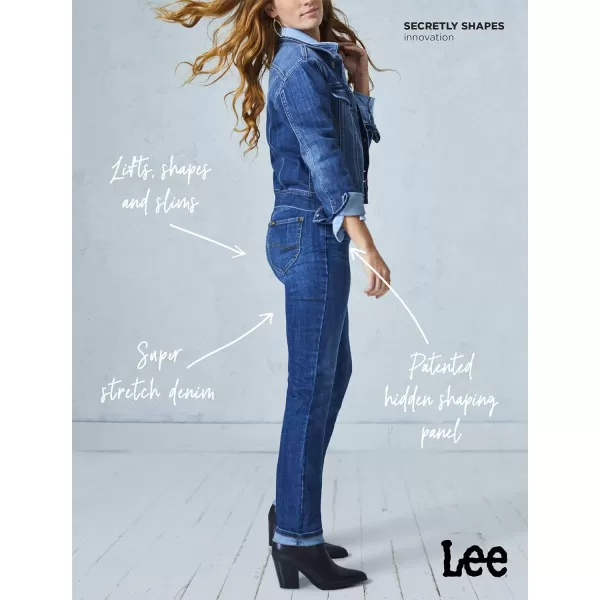 Lee Womens Wrinkle Free Relaxed Fit Straight Leg PantBewitched