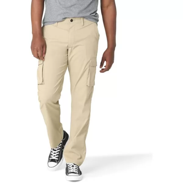 Lee Mens Extreme Motion Synthetic Cargo PantKc Khaki