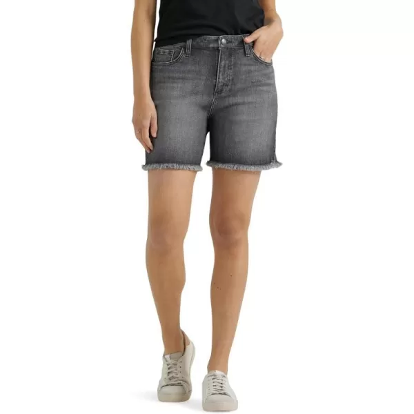 Lee Womens Legendary CutOff Denim ShortBlurred Darks