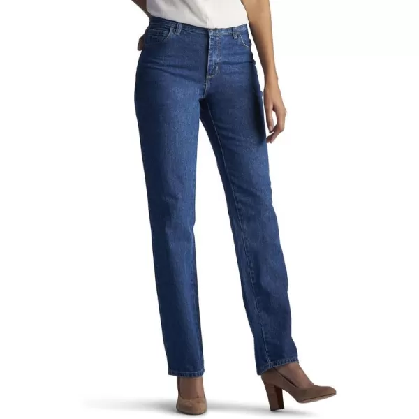 Lee Womens Misses Relaxed Fit All Cotton Straight Leg JeanLivia