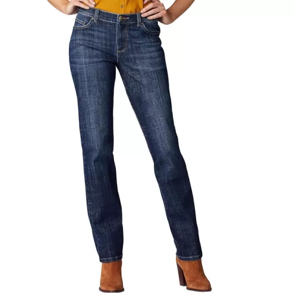 Lee Womens Petite Relaxed Fit Straight Leg JeanBewitched