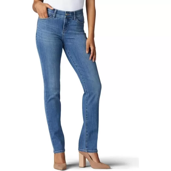 Lee Womens Ultra Lux Comfort with Flex Motion Straight Leg JeanJuniper