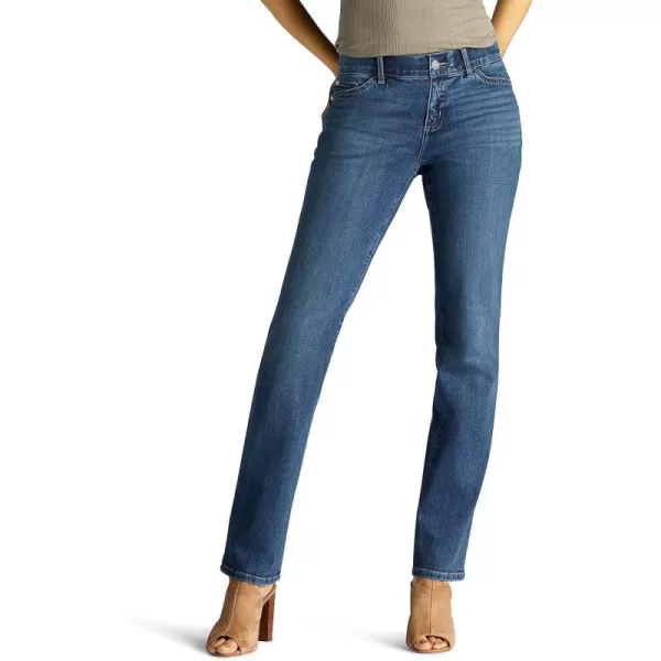 Lee Womens Ultra Lux Comfort with Flex Motion Straight Leg JeanRayne