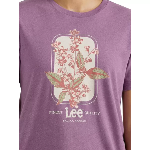 Lee Womens Graphic TeeGrapeade Heather