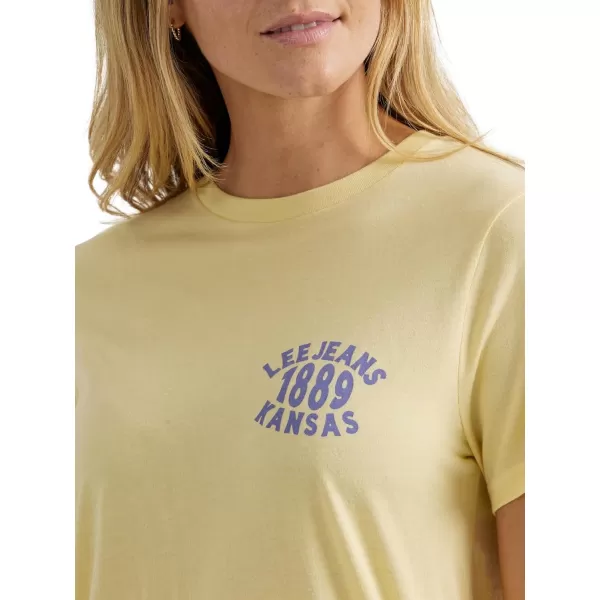 Lee Womens Graphic TeeMellow Yellow Heather