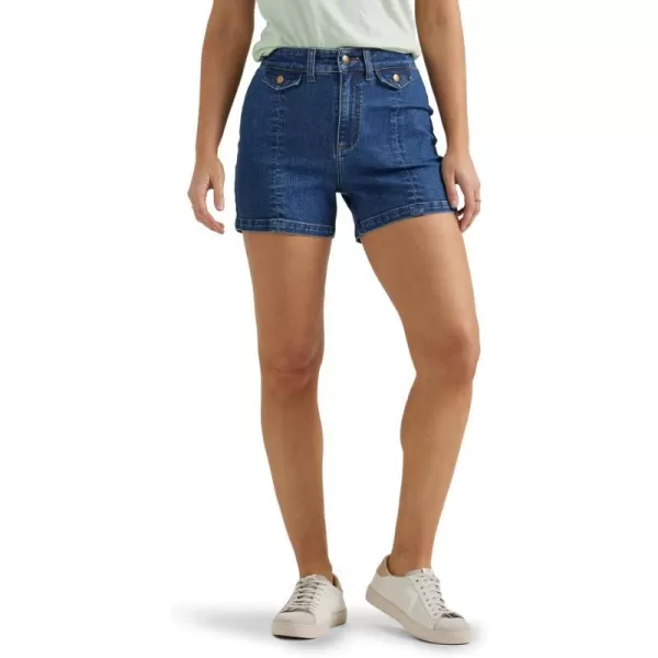 Lee Womens Legendary Seamed Denim ShortMajor Blues