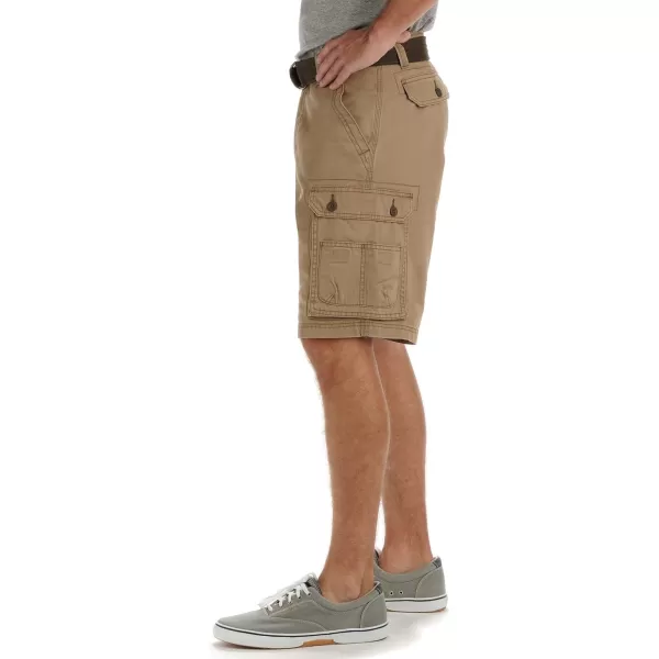 Lee Mens Big  Tall New Belted Wyoming Cargo ShortBronze