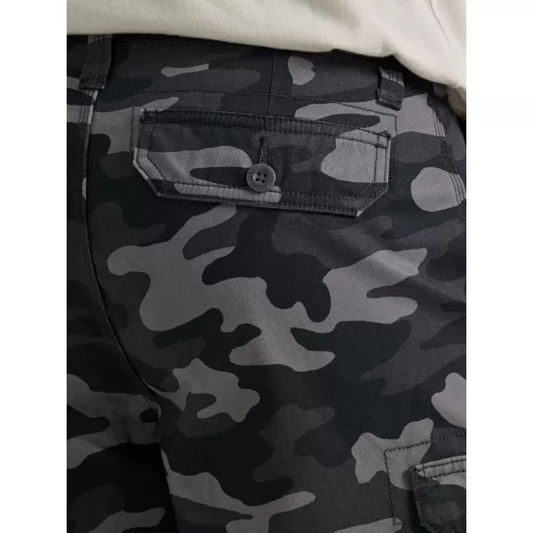 Lee Mens Dungarees New Belted Wyoming Cargo ShortBlack Stokes Camo