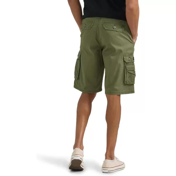 Lee Mens Dungarees New Belted Wyoming Cargo ShortOlive Green