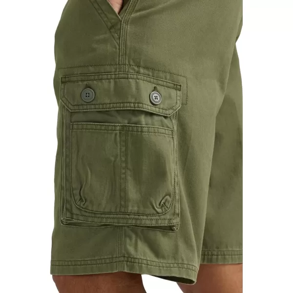 Lee Mens Dungarees New Belted Wyoming Cargo ShortOlive Green