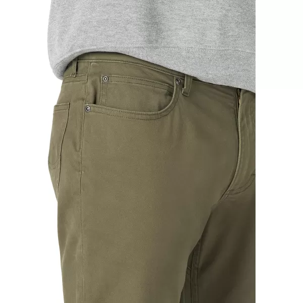 Lee Mens Extreme Motion 5Pocket Synthetic Straight PantForest