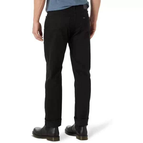 Lee Mens Extreme Motion 5Pocket Synthetic Straight PantUnionall Black