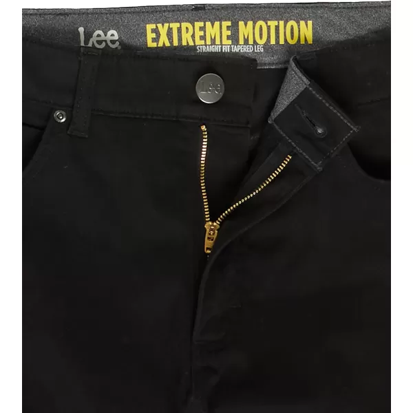 Lee Mens Extreme Motion 5Pocket Synthetic Straight PantUnionall Black