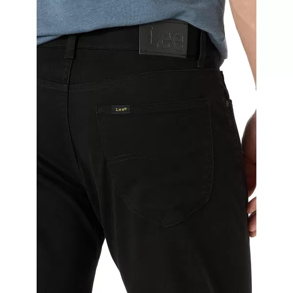 Lee Mens Extreme Motion 5Pocket Synthetic Straight PantUnionall Black