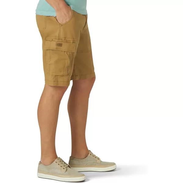 Lee Mens Extreme Motion Carolina Cargo ShortBourbon