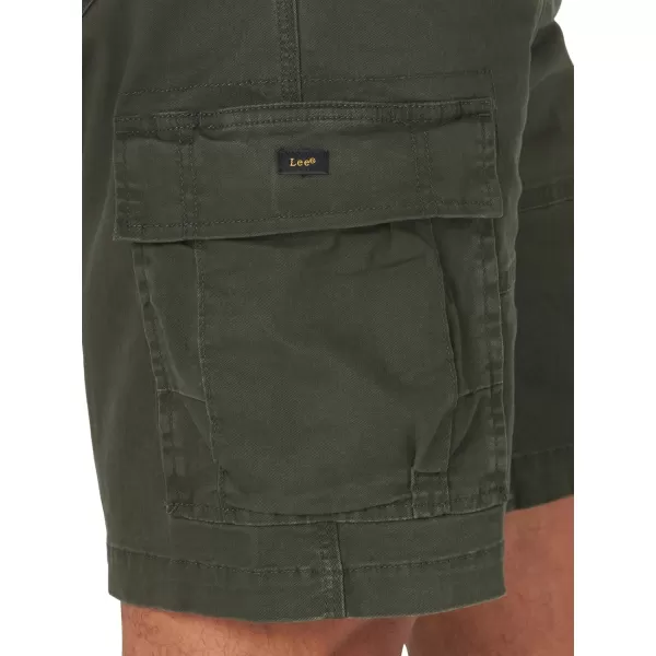 Lee Mens Extreme Motion Carolina Cargo ShortFrontier Olive