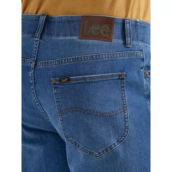 Lee Mens Extreme Motion Five Pocket Denim ShortBlue Rooster