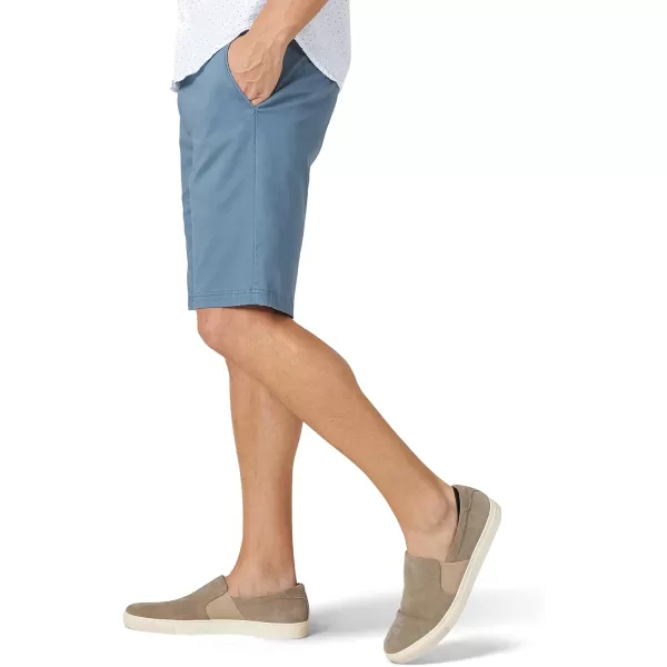 Lee Mens Extreme Motion Flat Front ShortBlue Mirage