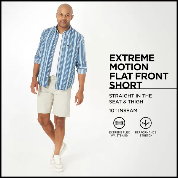 Lee Mens Extreme Motion Flat Front ShortBlue Mirage