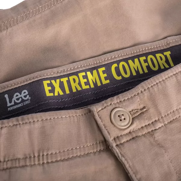 Lee Mens Extreme Motion Flat Front ShortBlue Mirage