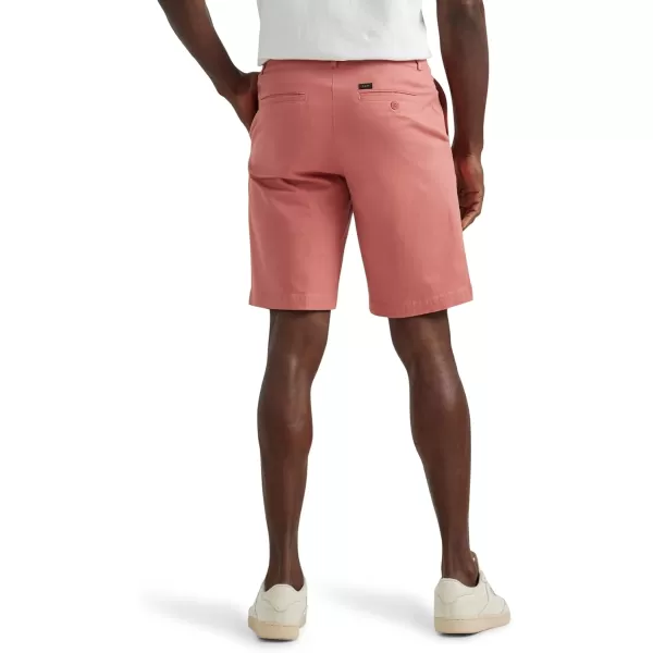 Lee Mens Extreme Motion Flat Front ShortClay Rose