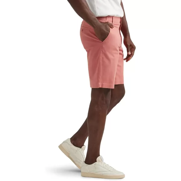 Lee Mens Extreme Motion Flat Front ShortClay Rose