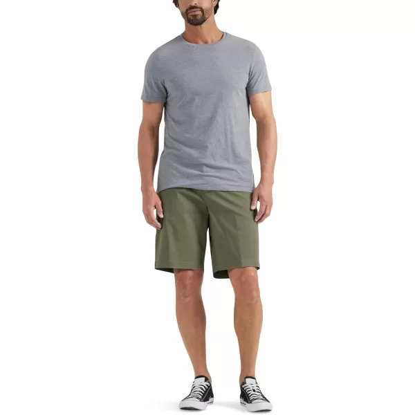 Lee Mens Extreme Motion Flat Front ShortOlive Grove