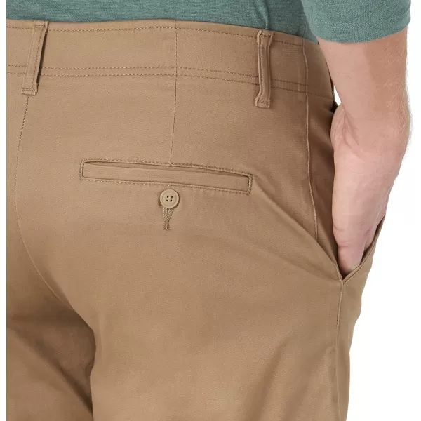 Lee Mens Extreme Motion Flat Front ShortOriginal Khaki