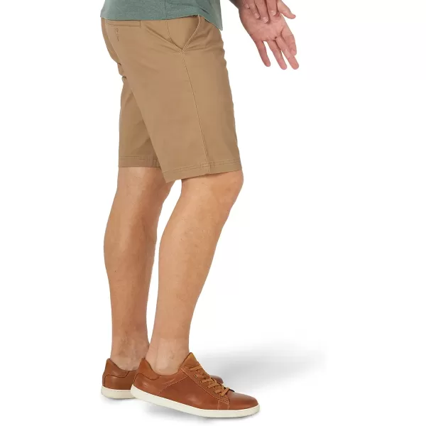 Lee Mens Extreme Motion Flat Front ShortOriginal Khaki