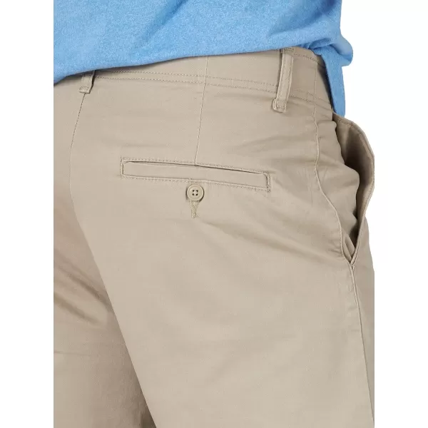 Lee Mens Extreme Motion Flat Front ShortPebble