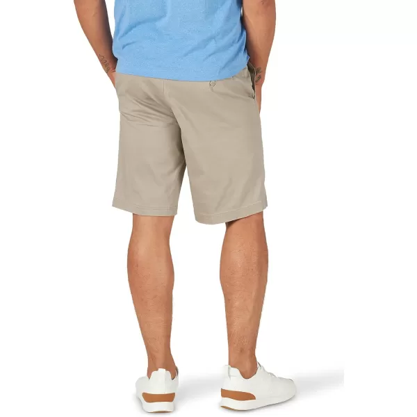 Lee Mens Extreme Motion Flat Front ShortPebble