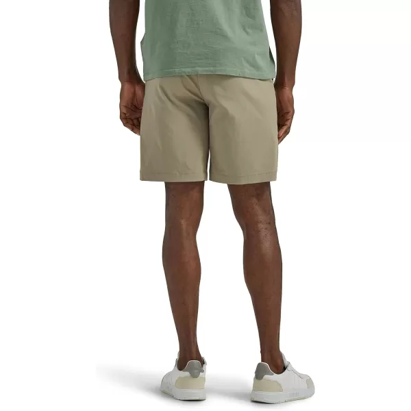 Lee Mens Extreme Motion Regular Fit Synthetic Flat Front ShortMushroom