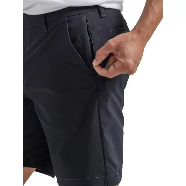 Lee Mens Extreme Motion Regular Fit Synthetic Flat Front ShortUnionall Black