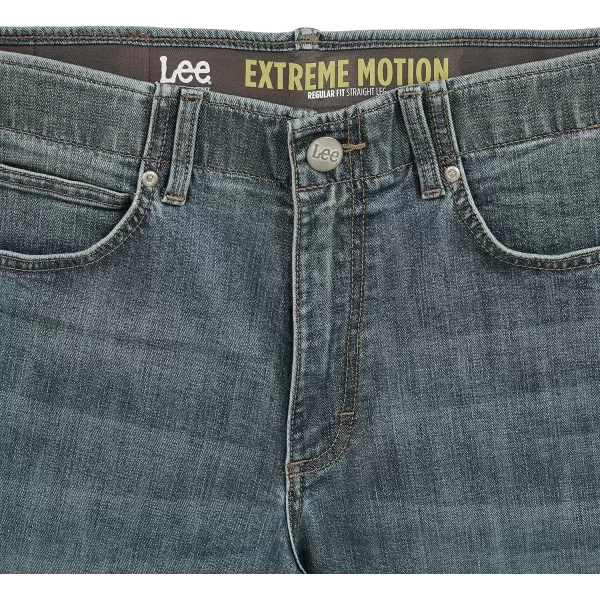 Lee Mens Extreme Motion Regular Straight JeanBlack