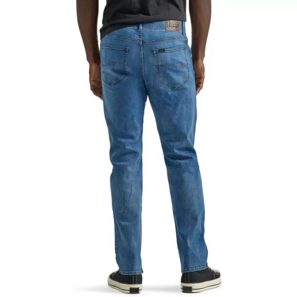 Lee Mens Extreme Motion Regular Straight JeanSpace Iris