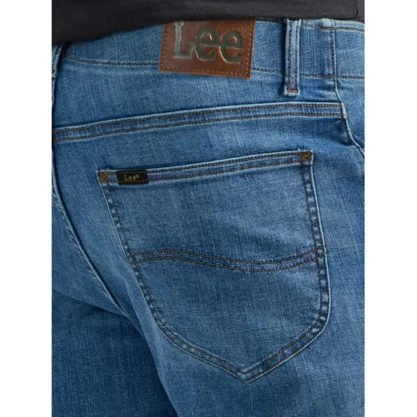 Lee Mens Extreme Motion Regular Straight JeanSpace Iris