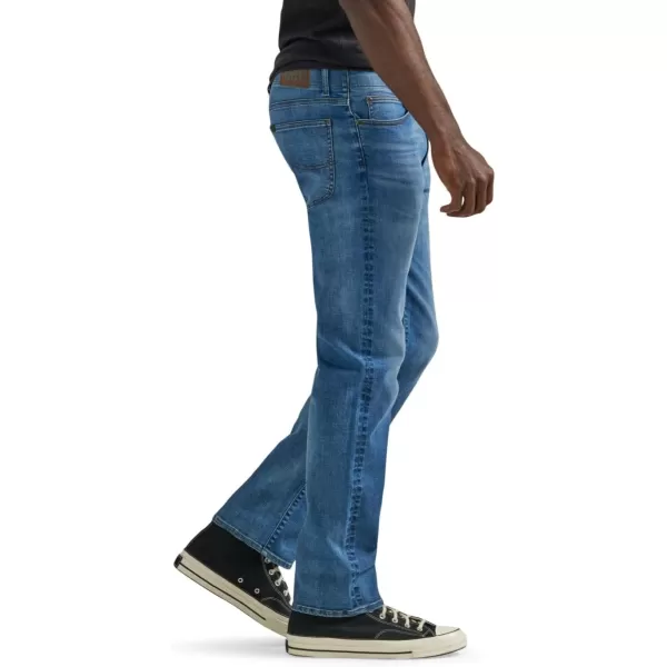 Lee Mens Extreme Motion Regular Straight JeanSpace Iris