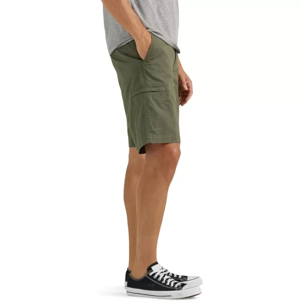 Lee Mens Extreme Motion Welt Cargo ShortOlive Grove