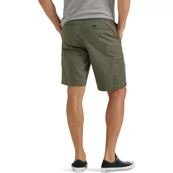 Lee Mens Extreme Motion Welt Cargo ShortOlive Grove