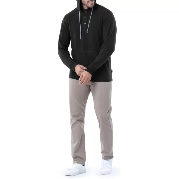 Lee Mens French Terry Hooded SweatshirtBlack