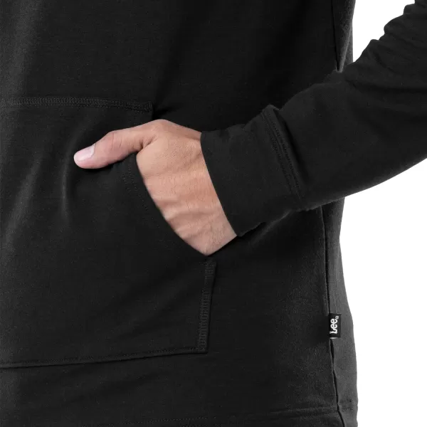 Lee Mens French Terry Hooded SweatshirtBlack