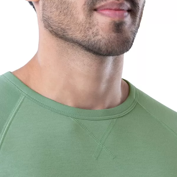 Lee Mens French Terry Long Sleeve Raglan Tee ShirtBasil