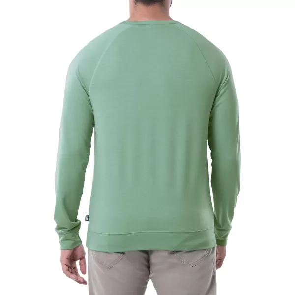 Lee Mens French Terry Long Sleeve Raglan Tee ShirtBasil