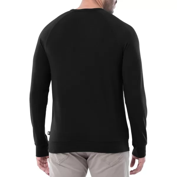 Lee Mens French Terry Long Sleeve Raglan Tee ShirtBlack