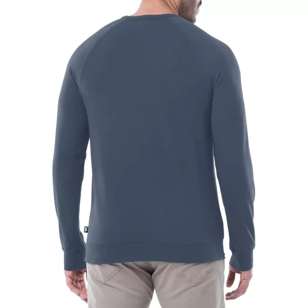 Lee Mens French Terry Long Sleeve Raglan Tee ShirtBlue